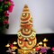 Artificial Mangal Kalash Decorative Nariyal Pooja Kalash Coconut Lota Set Laxmi Ganesha Puja Favor Handicraft Indian Wedding Kalash Temple Item Housewarming Gift